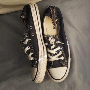 Dark blue slip on converse all star low top